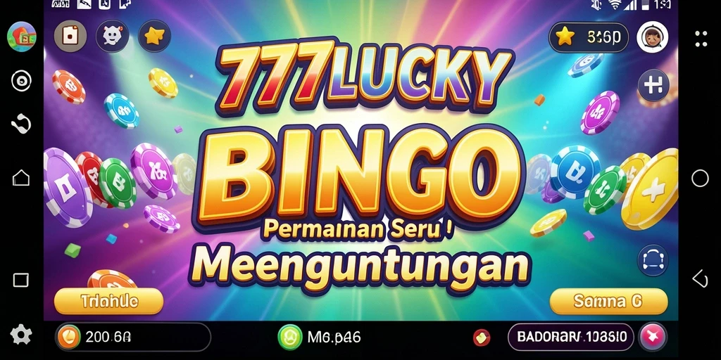 Screenshot gameplay Bingo yang seru di 777LUCKY.