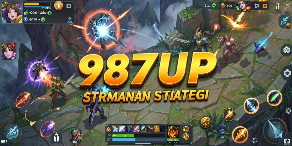 Screenshot gameplay 987UP yang menampilkan strategi dalam pertempuran.