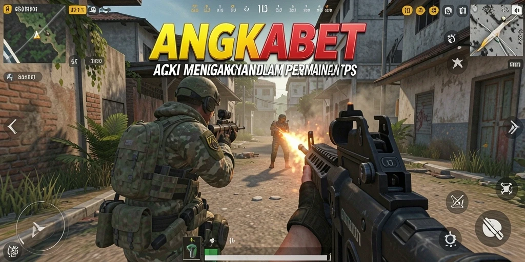 Screenshot ANGKABET menunjukkan aksi seru dalam permainan TPS.