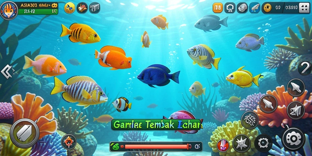Gameplay seru ASIA303 dengan aksi menembak ikan.