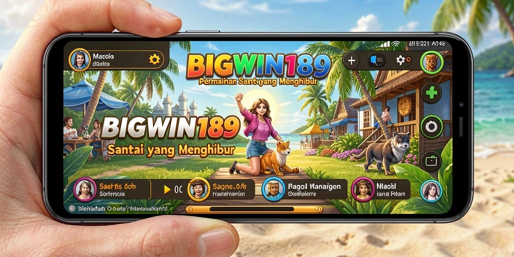 Tampilan gameplay fun dengan karakter-karakter lucu di BIGWIN189.