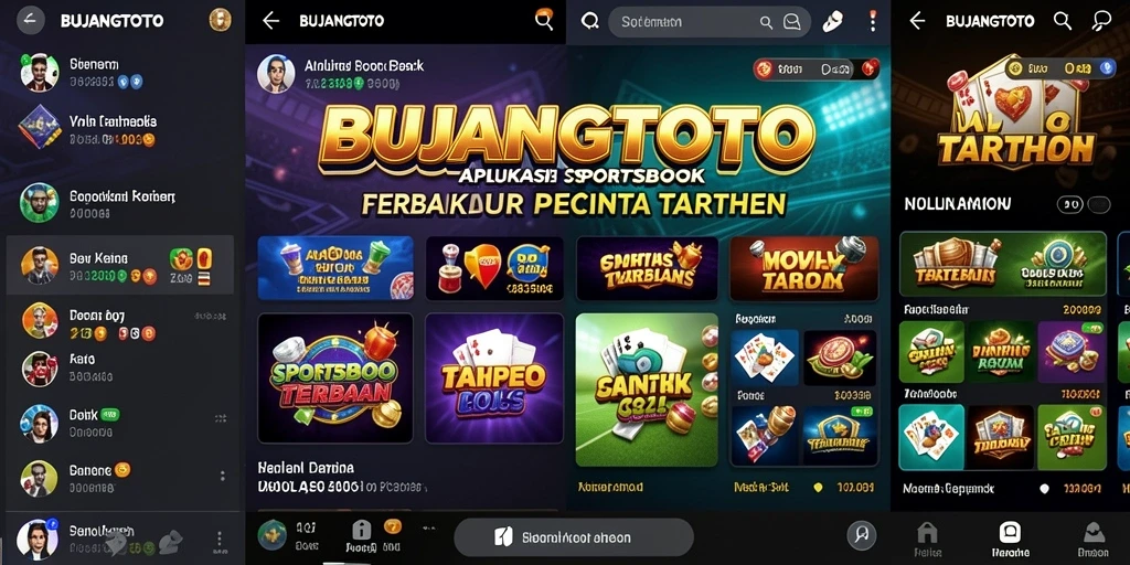 Tampilan antarmuka pengguna BUJANGTOTO yang menarik dan mudah digunakan.