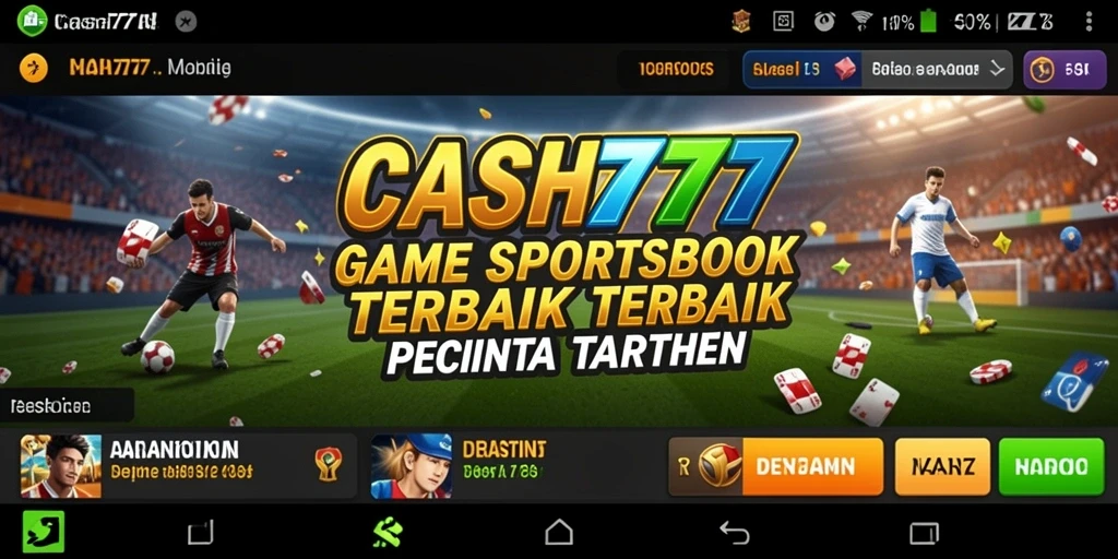 Tampilan gameplay menarik dari aplikasi SPORTSBOOK CASH777.