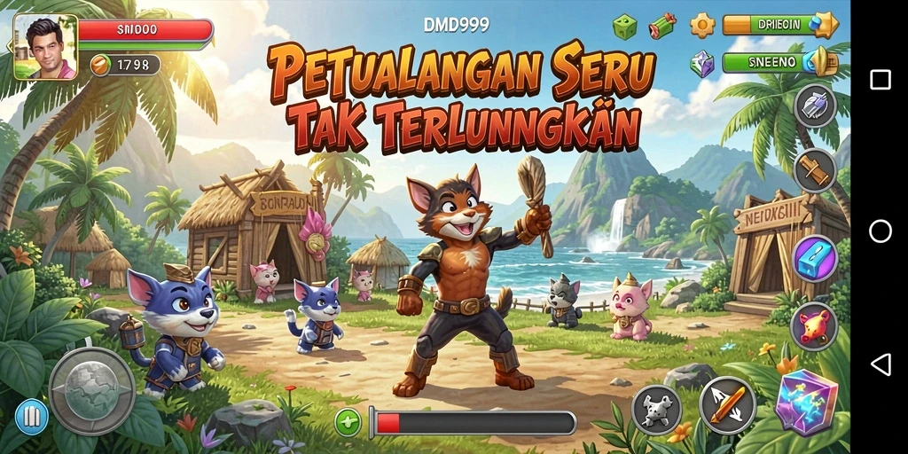 Tampilan gameplay DMD999 yang menegangkan dan penuh aksi.