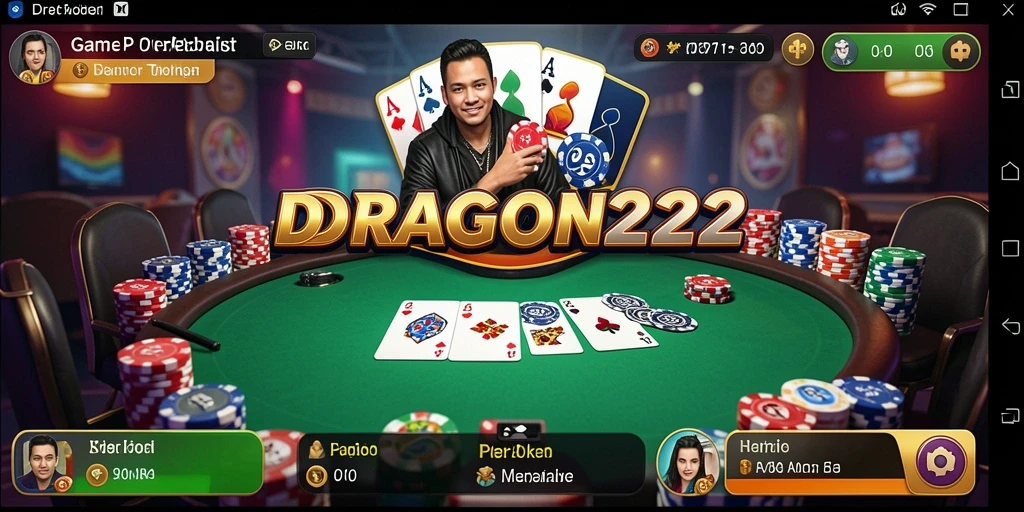 Gameplay DRAGON222 yang seru dan kompetitif di meja poker.