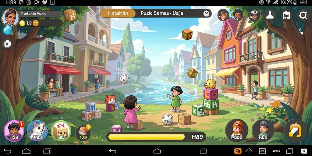 Gameplay H89 yang penuh tantangan dan menyenangkan.