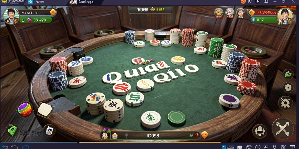 Gameplay QiuQiu yang seru dan mengasyikkan di ID098.