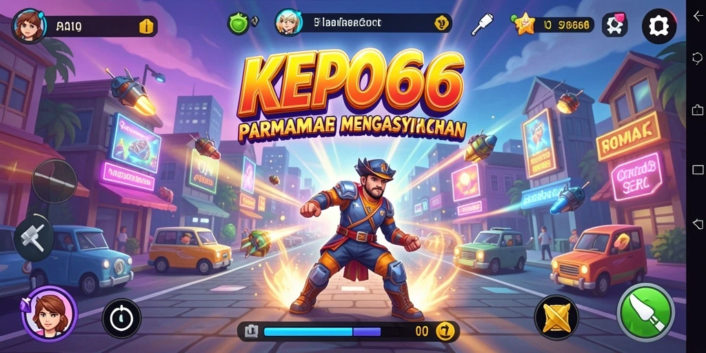Tampilan gameplay KEPO66 yang penuh aksi dan tantangan seru.