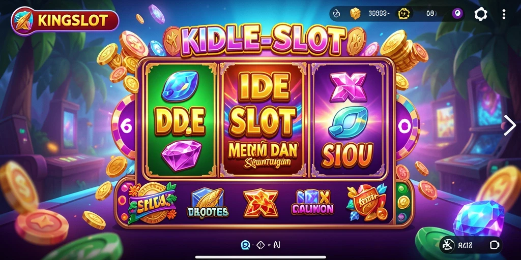 Tampilan gameplay KINGSLOT dengan mesin slot yang menarik dan interaktif.