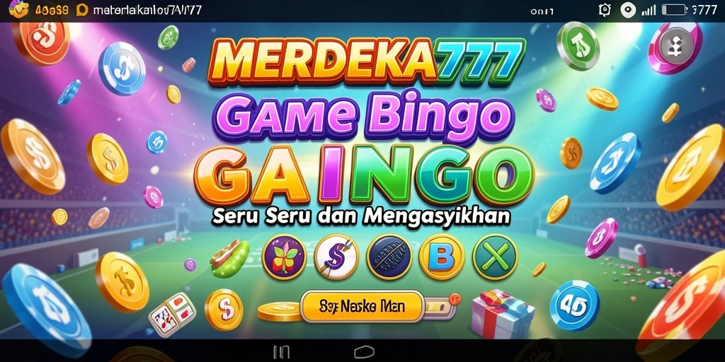 Screenshot gameplay MERDEKA777 yang menampilkan keseruan permainan Bingo.