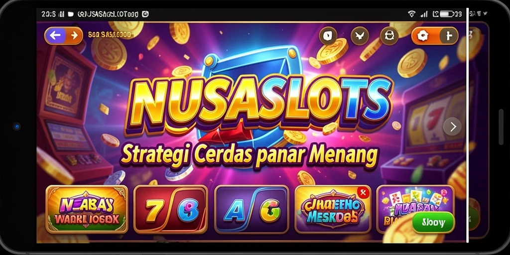 Tampilan gameplay NUSASLOTS dengan strategi yang mendebarkan.