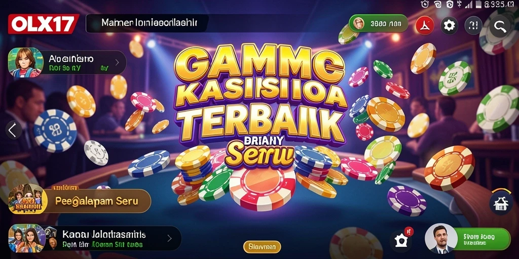 Tampilan gameplay Kasino yang menarik dan mendebarkan di OLX17.