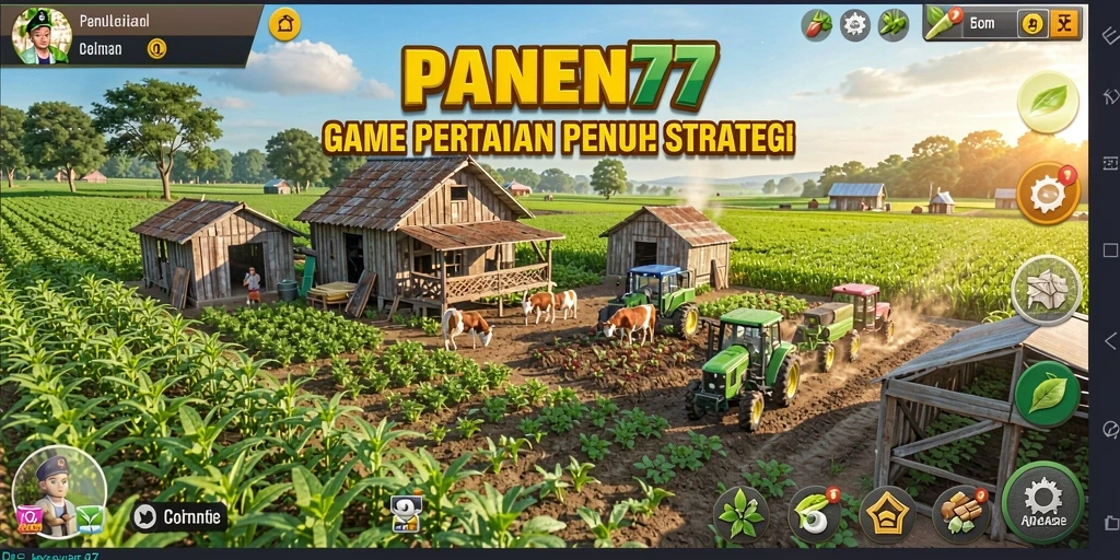 Tampilan menarik dari gameplay PANEN77 menunjukkan strategi pertanian yang mendalam.