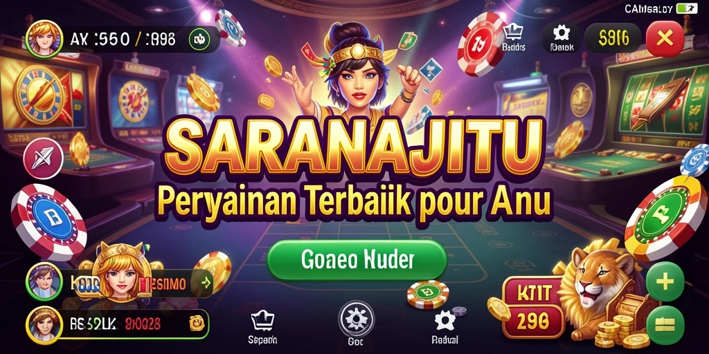 Tampilan gameplay menarik dari SARANAJITU yang memukau.