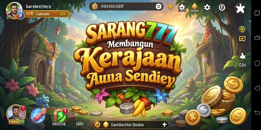 Tangkapan layar utama dari gameplay SARANG777 yang seru.