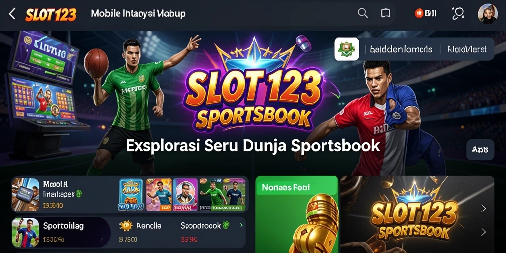Tampilan menarik dari gameplay SLOT123 dalam dunia Sportsbook.