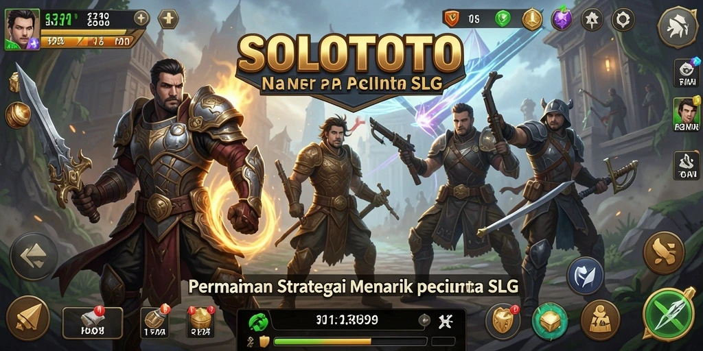 Tangkapan layar gameplay SOLOTOTO menampilkan pertarungan strategi yang mendebarkan.
