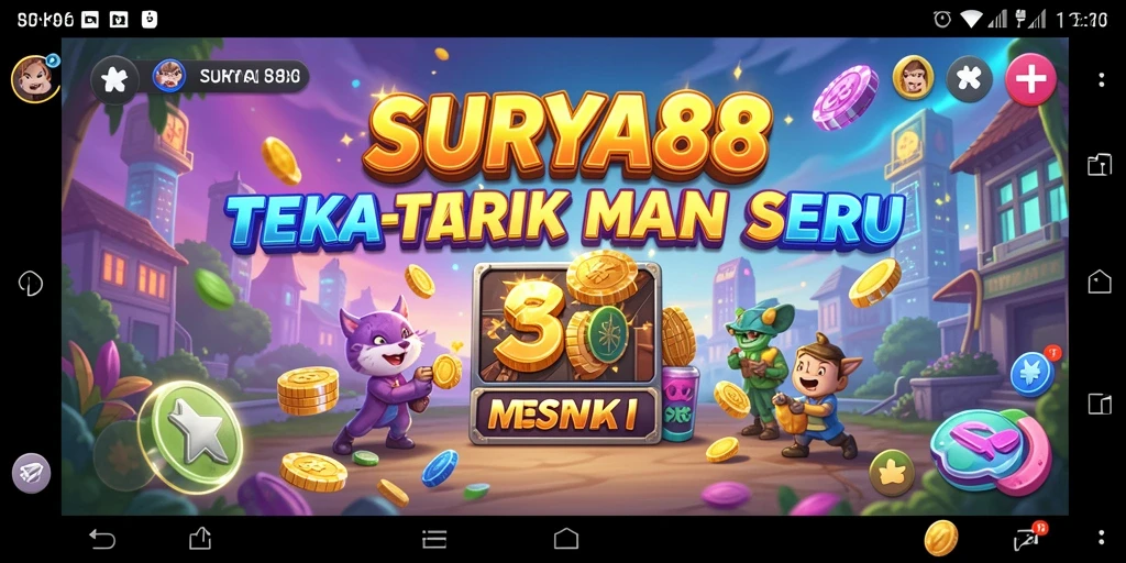 Tampilan gameplay menantang dari SURYA88 yang memukau.