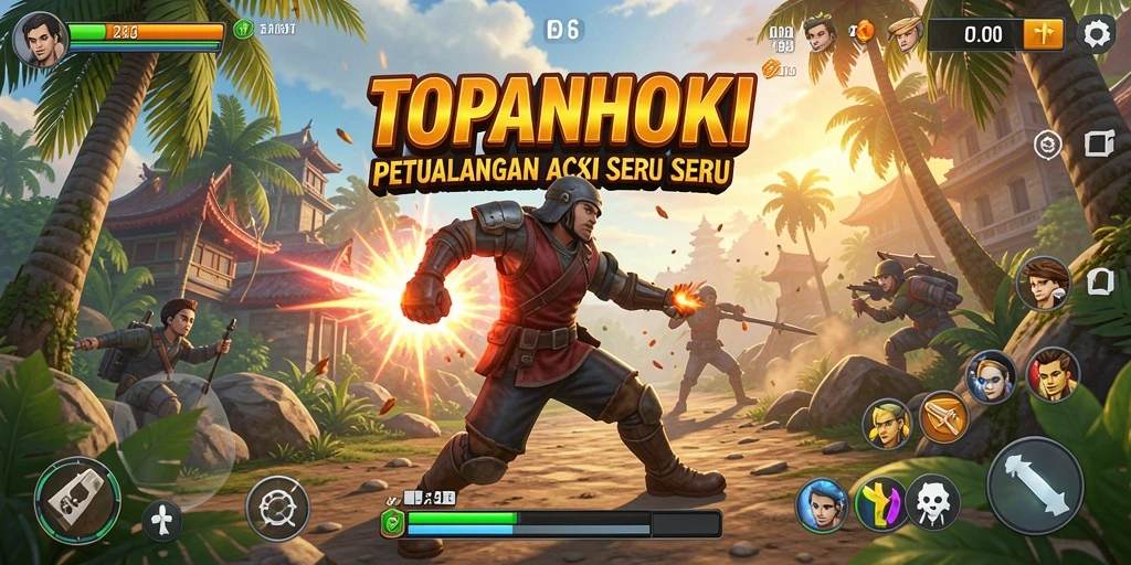 Tampilan seru dari pertempuran intens di TOPANHOKI.