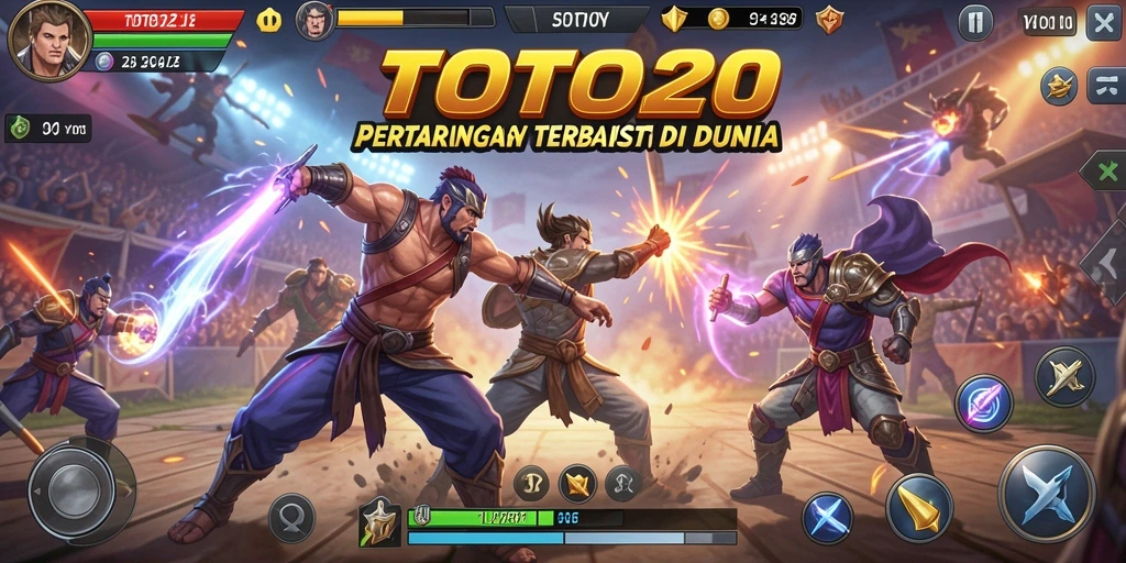 Tampilan seru dari gameplay TOTO20 Battle Royale yang mendebarkan.